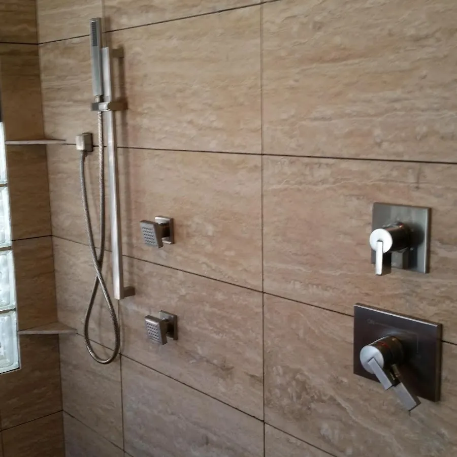 Shower fixture installation for Water Heater Replacement in Junction City